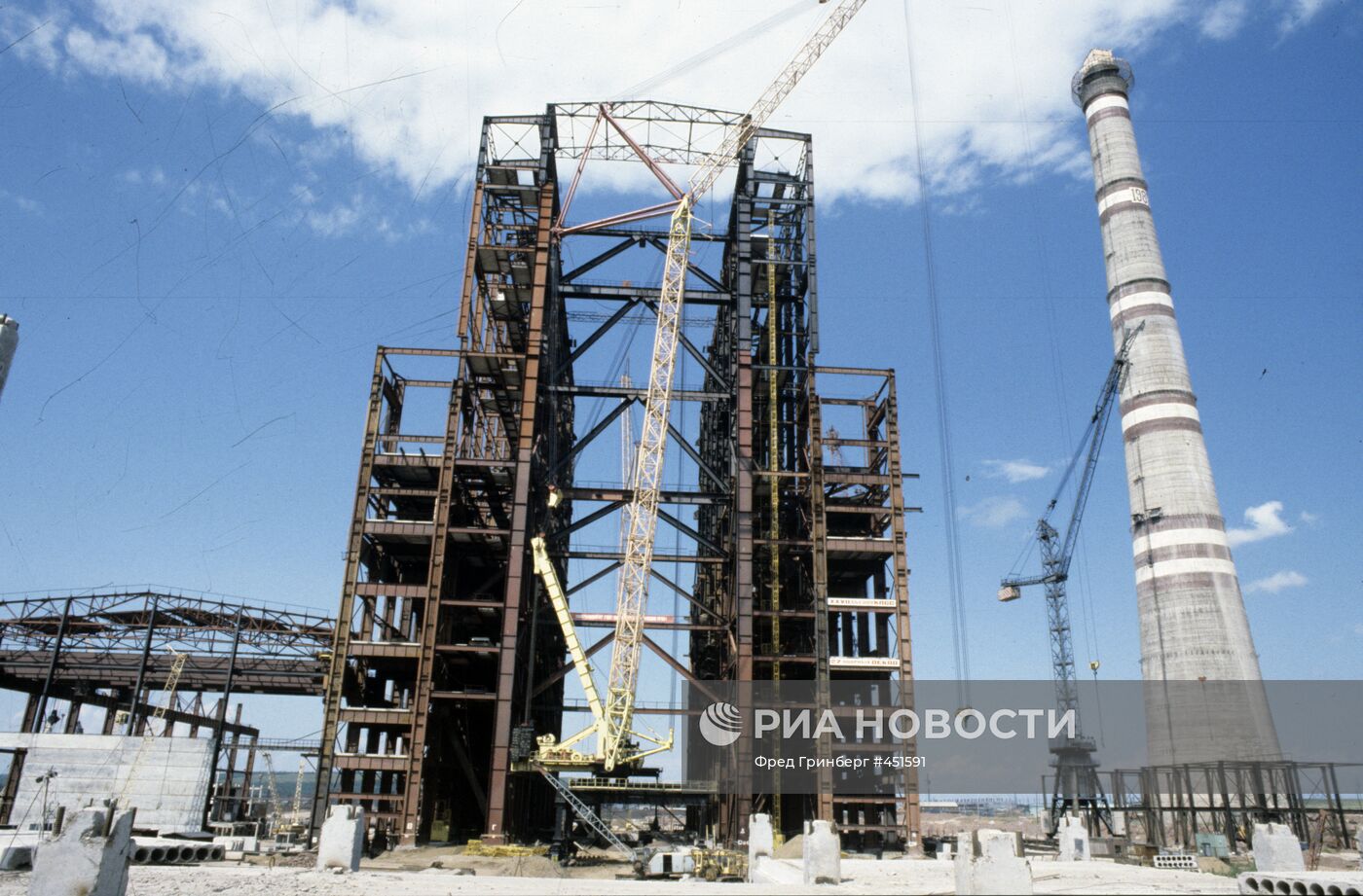 Строительство Березовской ГРЭС-1