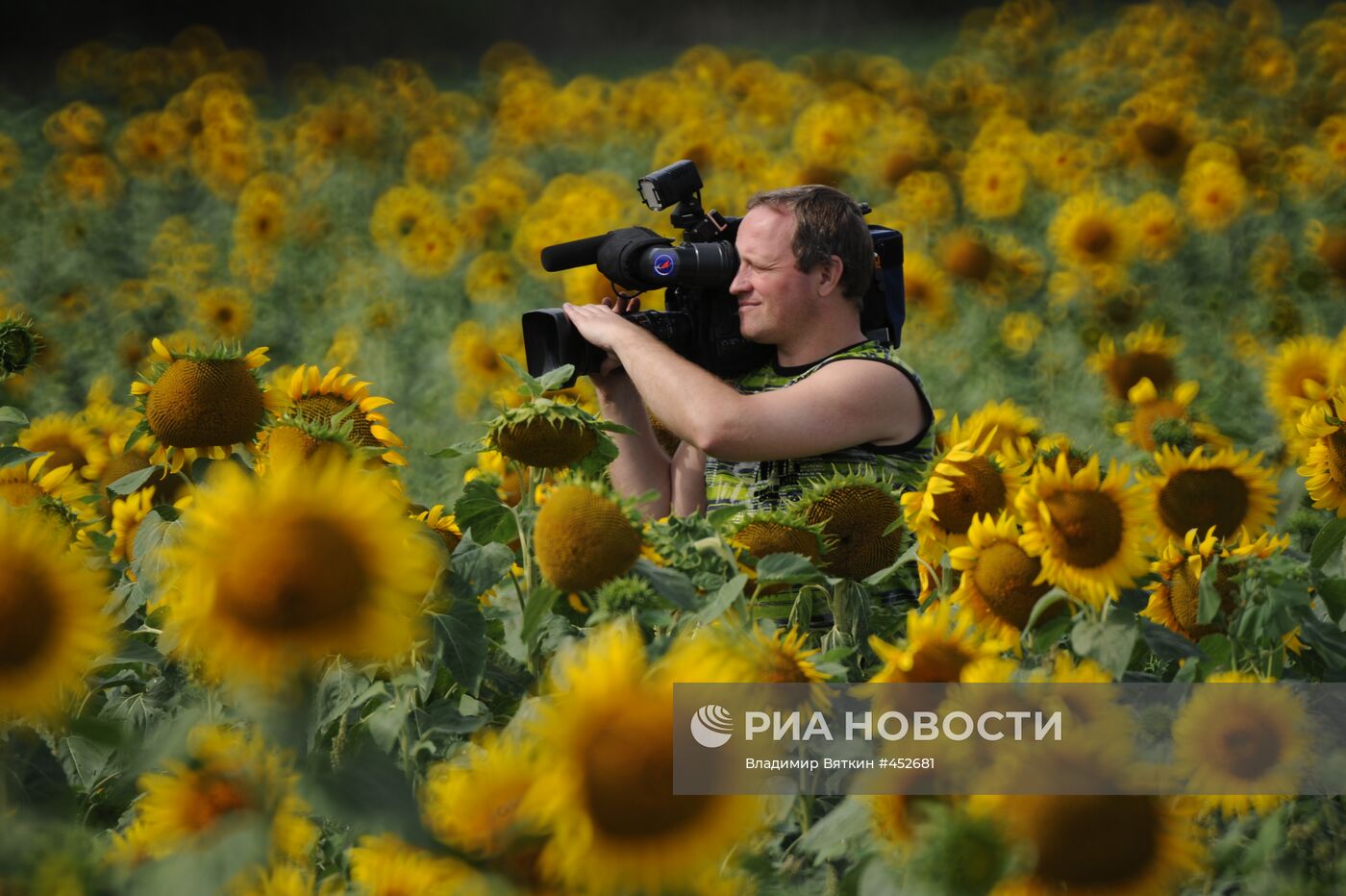 Телеоператор студии "Роскосмос" Владимир Гаврилов