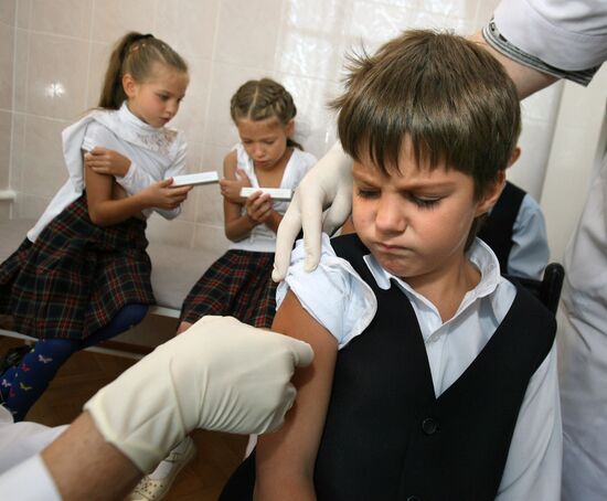 Вакцинация детей от гриппа