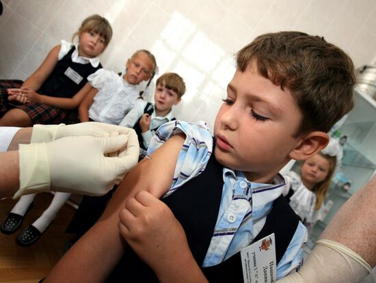 Вакцинация детей от гриппа