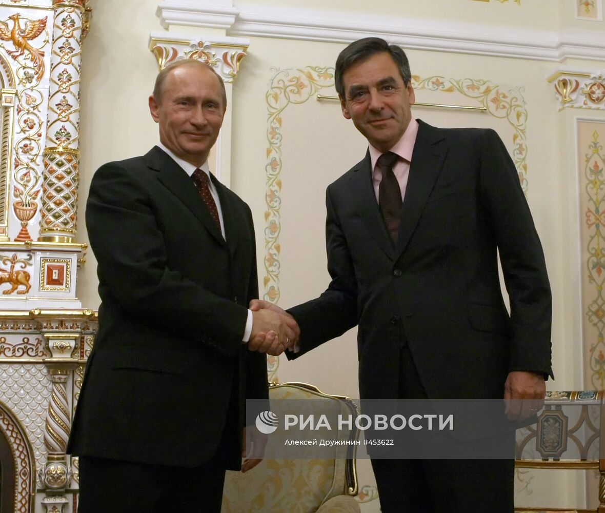 Встреча В. Путина с Ф. Фийоном