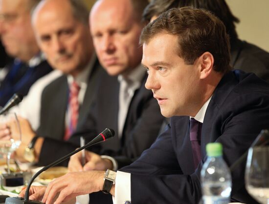 Встреча Д.Медведева с членами клуба "Валдай"