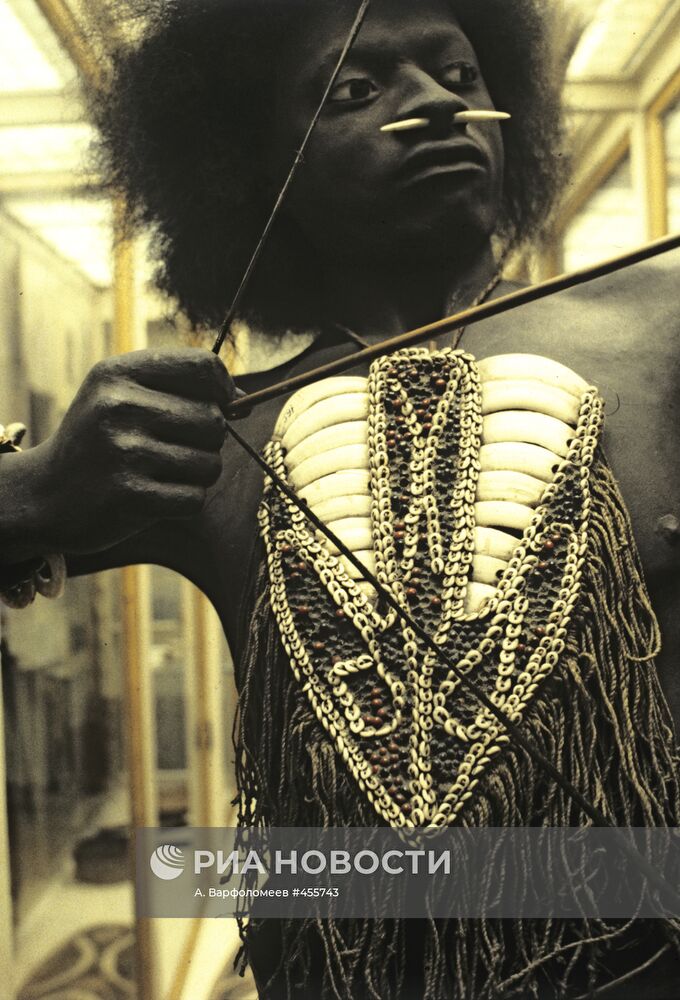 Традиционные украшения папуасов Новой Гвинеи