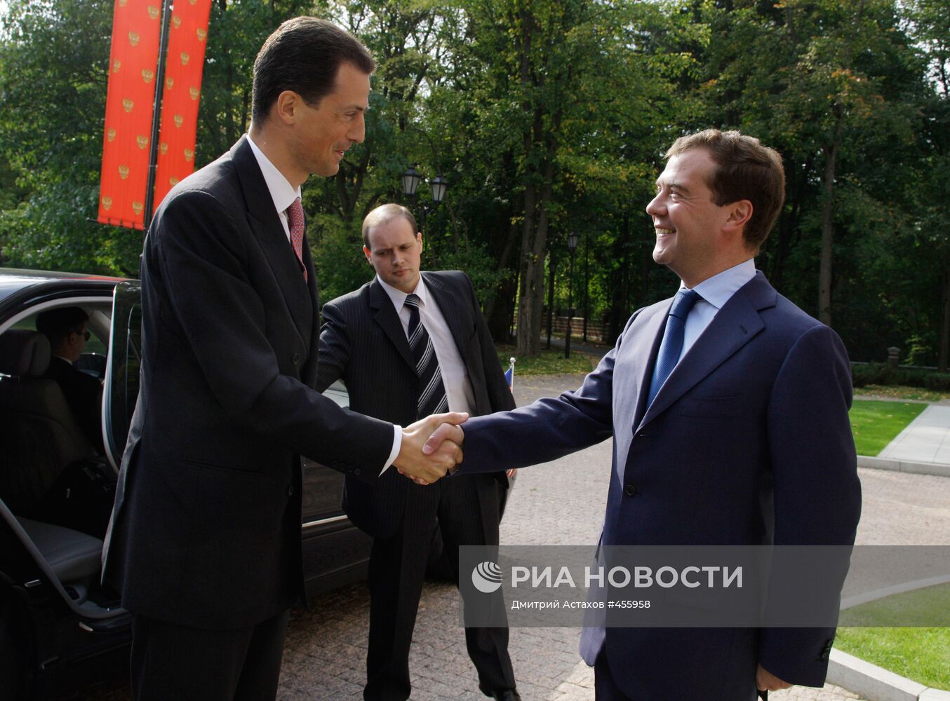 Встреча президента РФ с наследным принцем Лихтенштейна