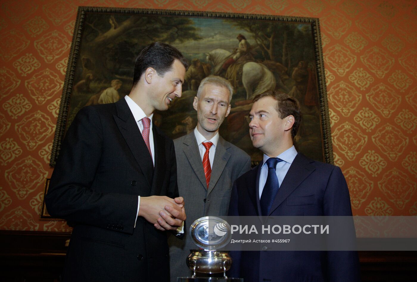 Встреча президента РФ с наследным принцем Лихтенштейна