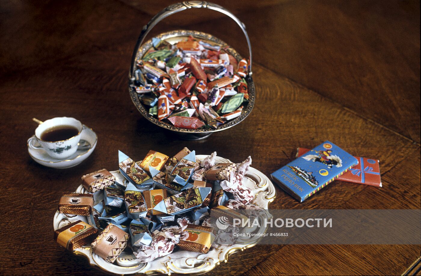 Шоколадные конфеты фабрики "Красный Октябрь"