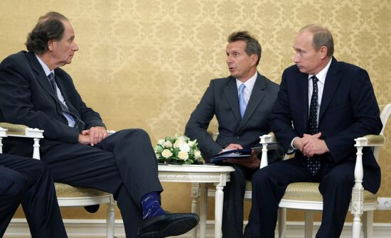 Встреча В. Путина с Д. Бондерманом