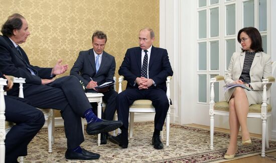 Встреча В. Путина с Д. Бондерманом