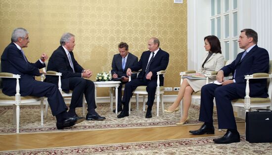 Встреча В. Путина с Д. Иммельтом