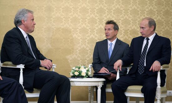 Встреча В. Путина с Д. Иммельтом