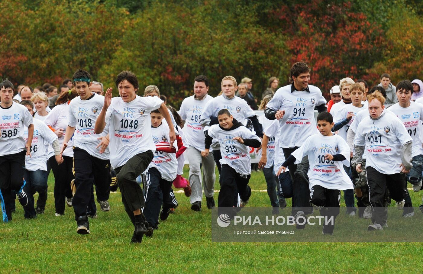Всероссийский День бега – "Кросс нации - 2009" в Москве
