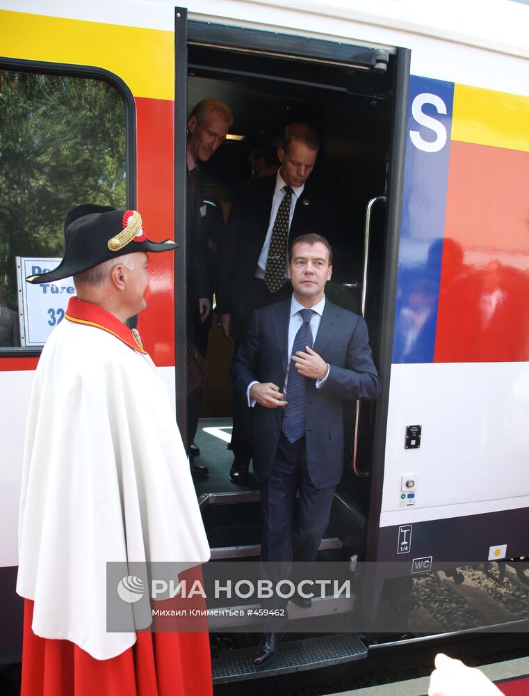 Государственный визит президента РФ Д. Медведева в Швейцарию