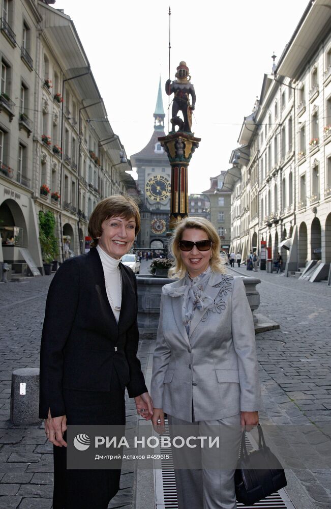 Прогулка С. Медведевой по Берну