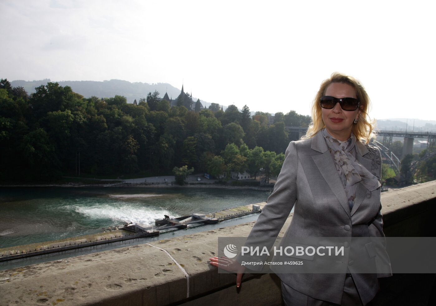 Прогулка С. Медведевой по Берну