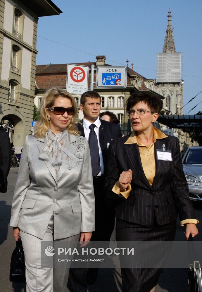 Прогулка С. Медведевой по Берну