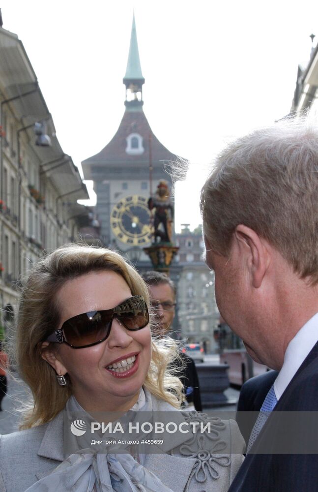 Прогулка С. Медведевой по Берну