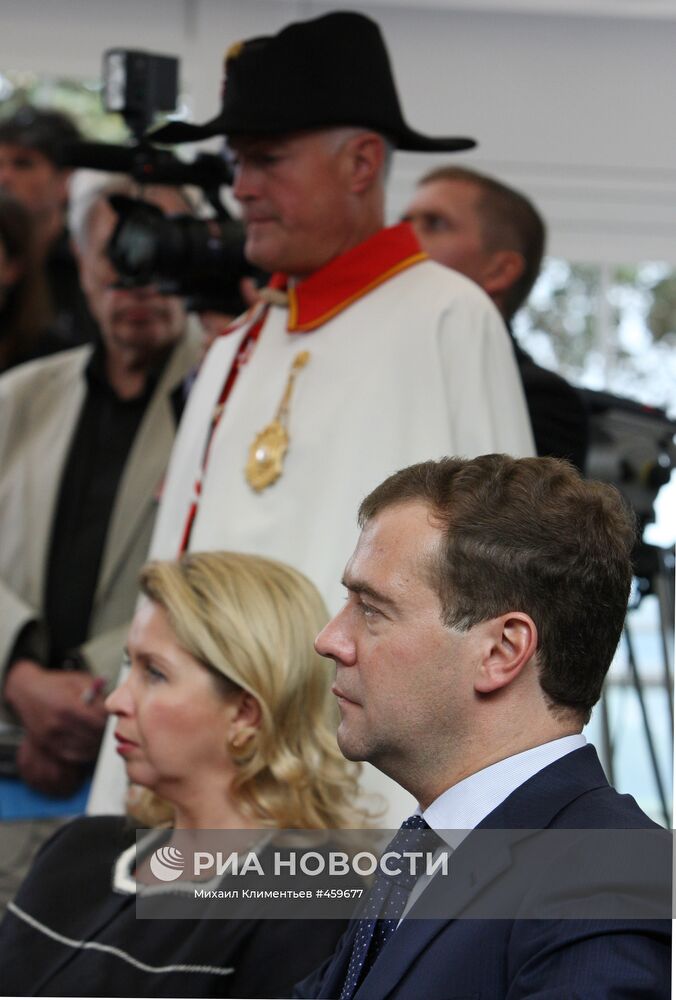 Государственный визит президента РФ Д. Медведева в Швейцарию