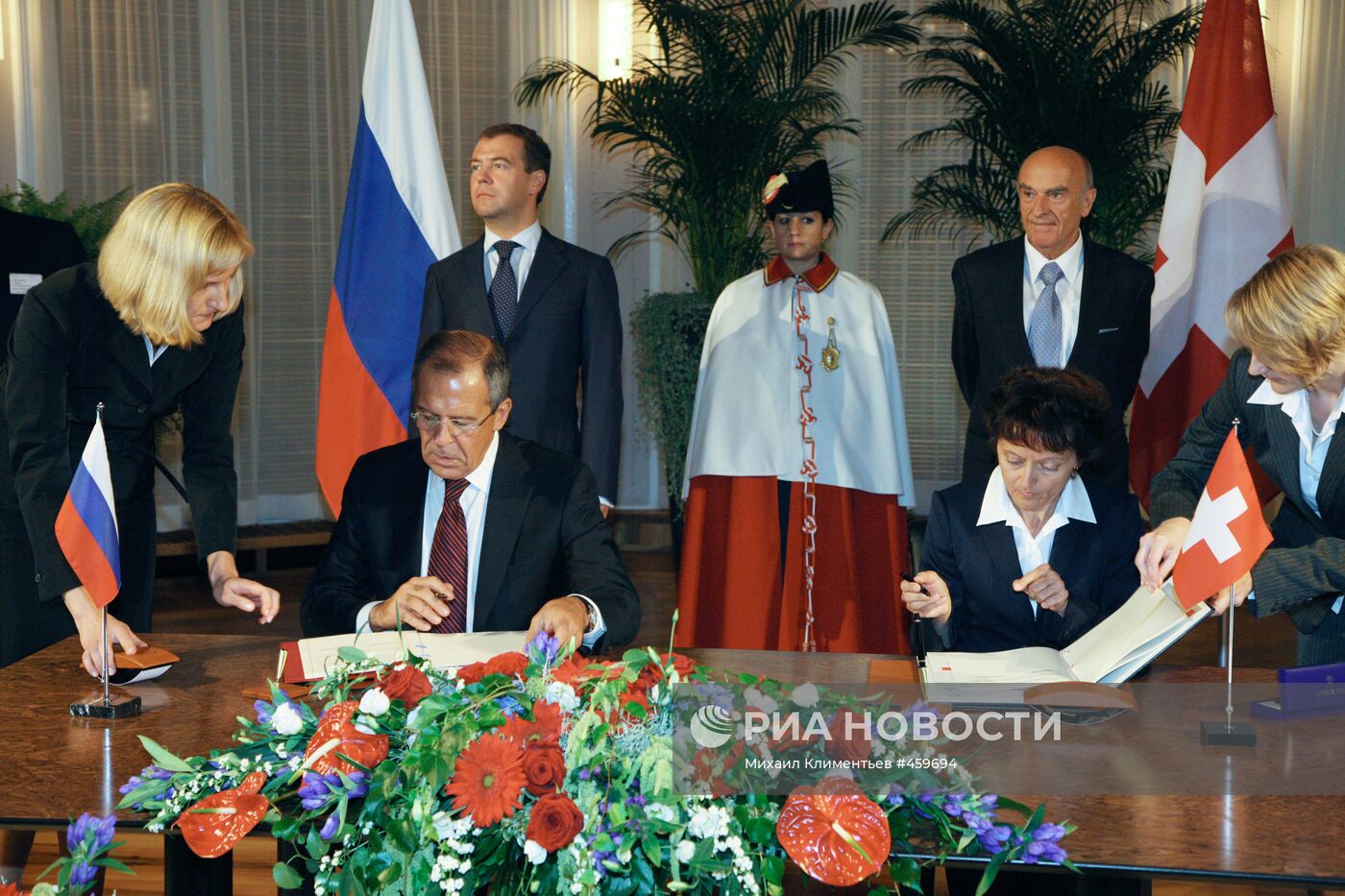 Государственный визит президента РФ Д. Медведева в Швейцарию