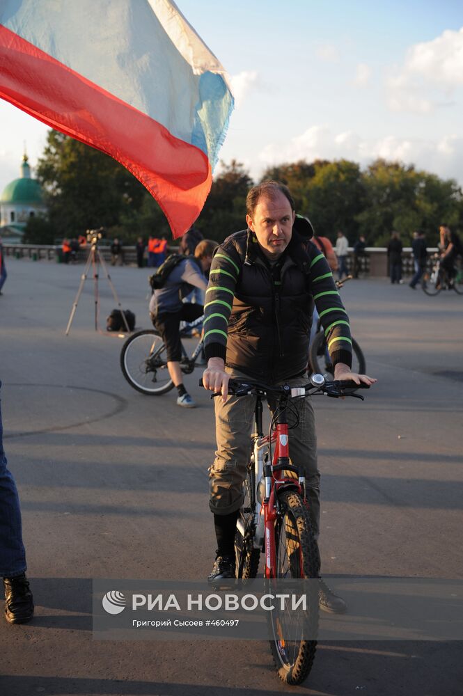 Велопробег в поддержку "Дня без автомобиля"