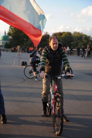 Велопробег в поддержку "Дня без автомобиля"