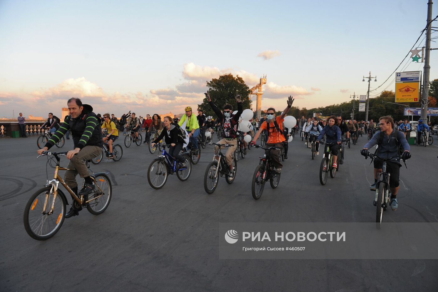 Велопробег в поддержку "Дня без автомобиля"