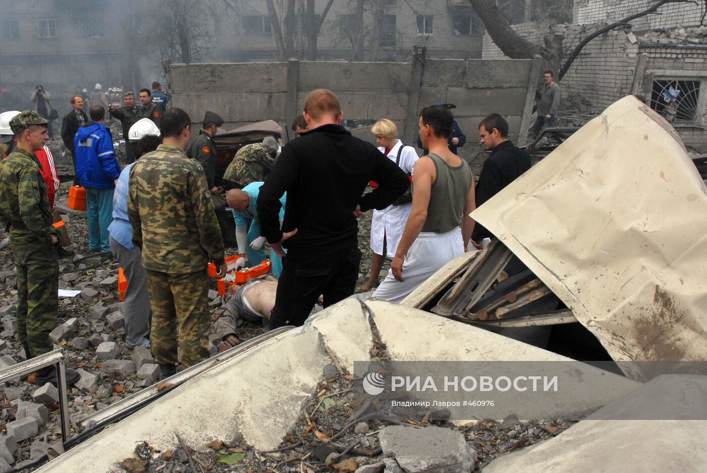 Взрыв на складе пиротехники в Воронеже