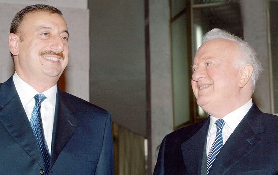 Визит президента Грузии Эдуарда Шеварднадзе в Азербайджан