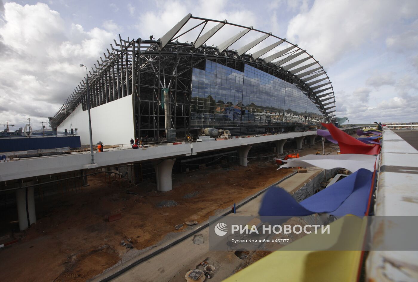 Строительство нового международного терминала аэропорта "Внуково