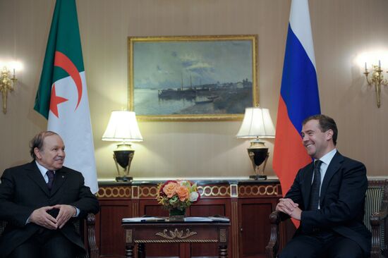 Встреча президента России с президентом Алжира в Нью-Йорке
