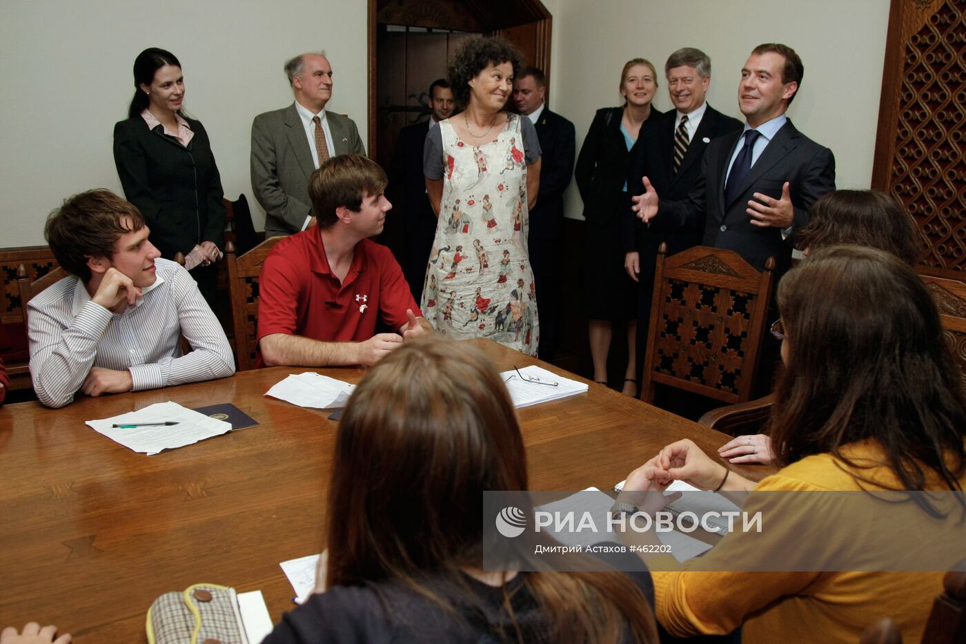 Встреча президента РФ со студентами Питтсбургского университета