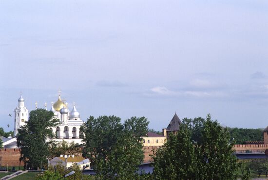 Вид на Новгородский кремль