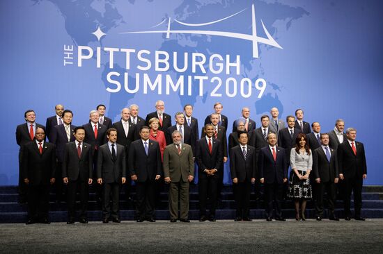 Фотографирование глав государств и правительств G20