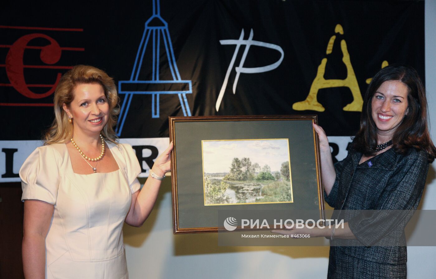 Супруга президента РФ С. Медведева в Питтсбурге