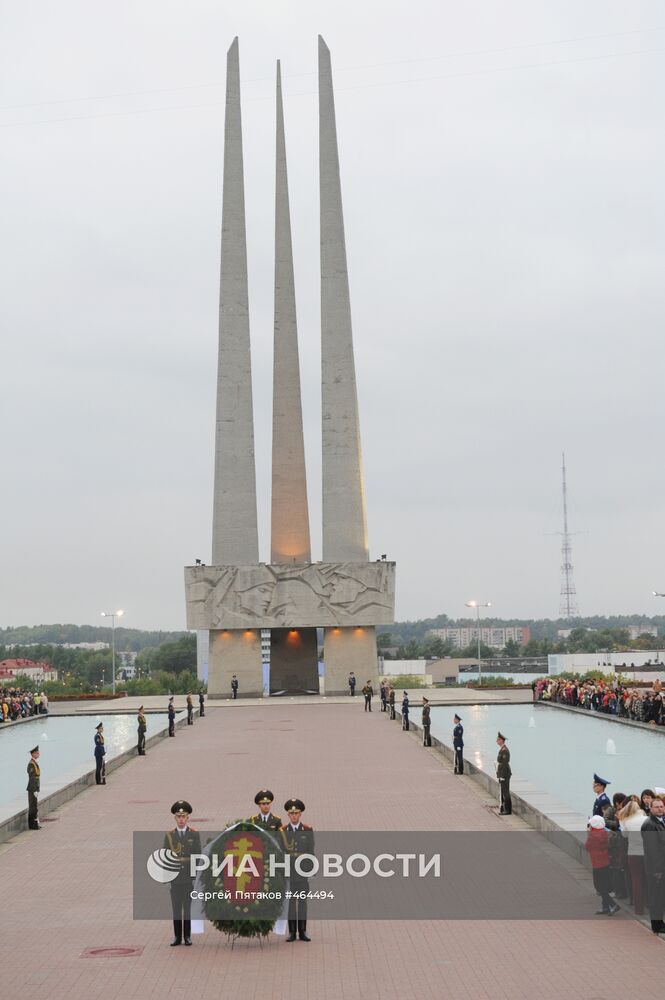 Торжественное открытие площади Победы в Витебске