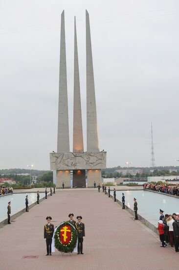 Торжественное открытие площади Победы в Витебске