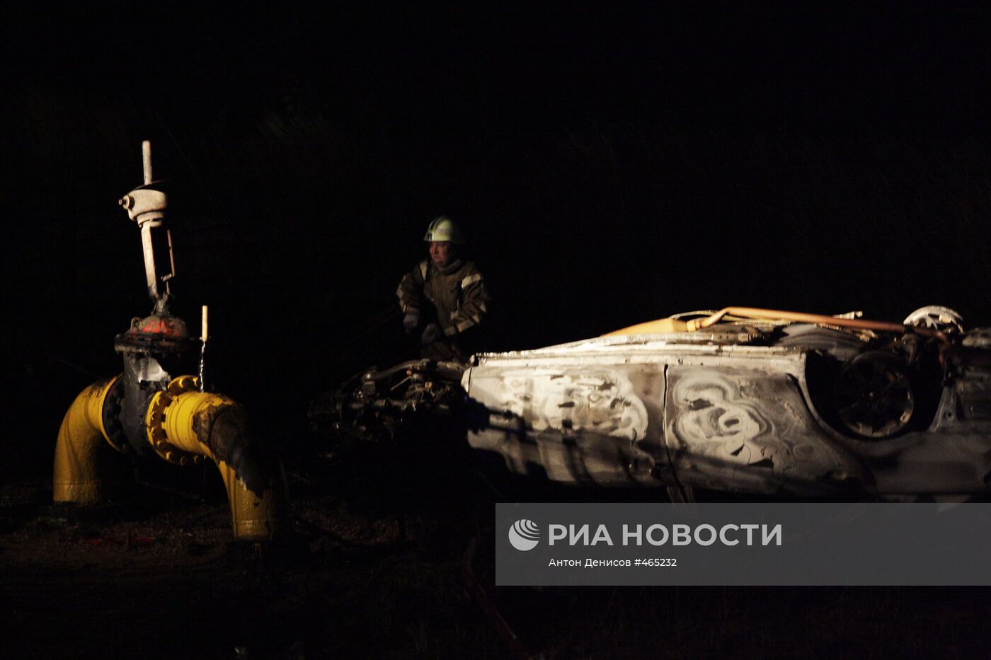 Взрыв магистрального газопровода на Новорижском шоссе
