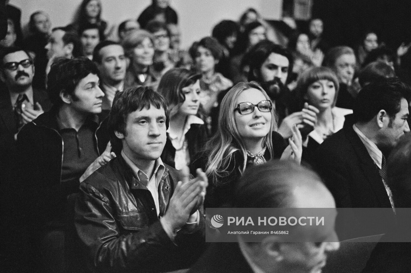 Французская актриса Марина Влади и актер Владимир Высоцкий