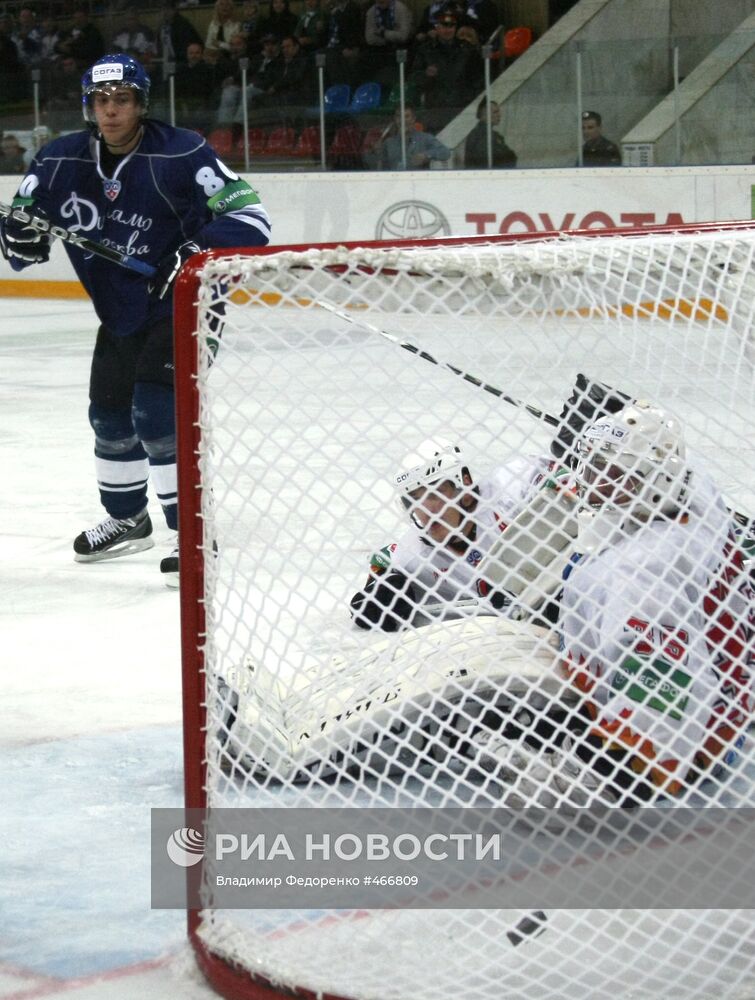Хоккей. КХЛ. "Динамо М" – "Северсталь" 2:4