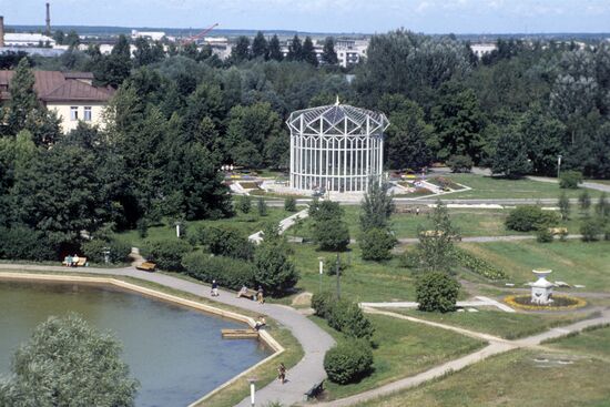Муравьевский фонтан в Старой Руссе