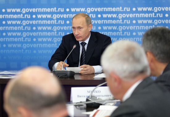 В. Путин провел совещание во Владимире