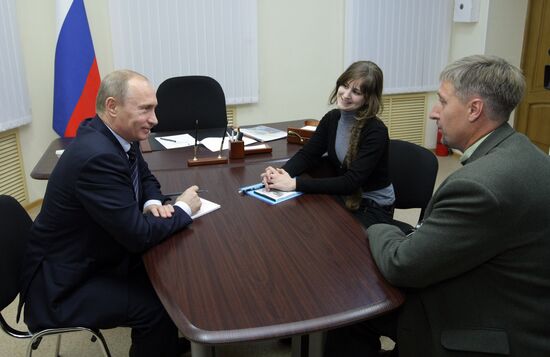 В.Путин провел прием в Общественной приемной ЕР