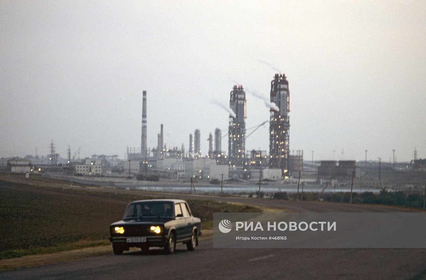 Вид на Одесский припортовый завод