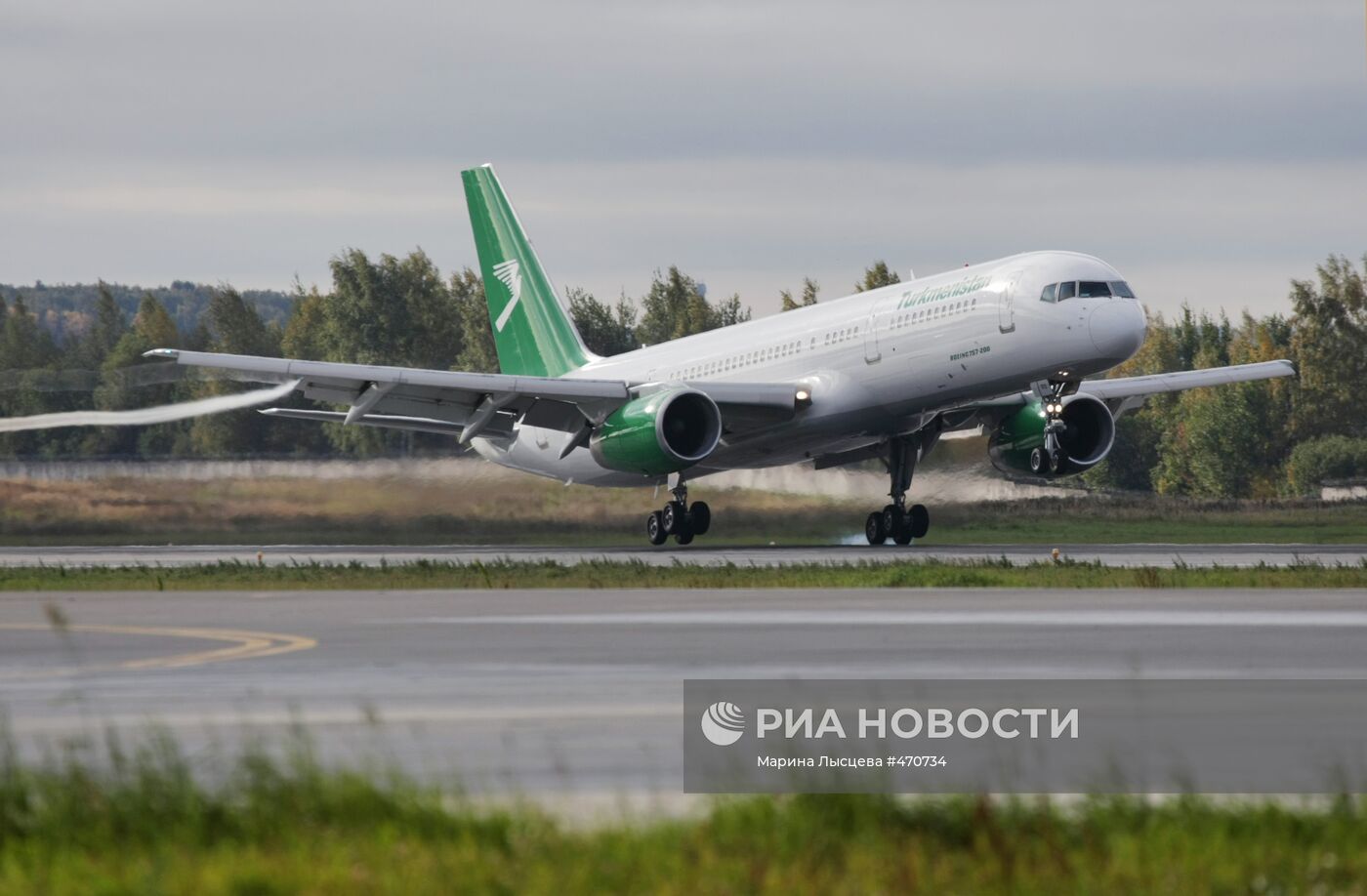 Боинг-757 авиакомпании Turkmenistan