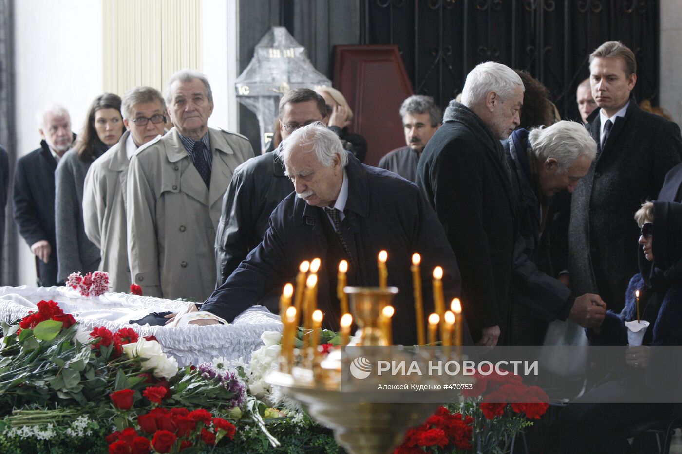 Похороны журналиста Игоря Голембиовского