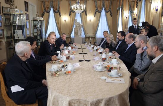 Встреча В.Путина с ведущими российскими писателями