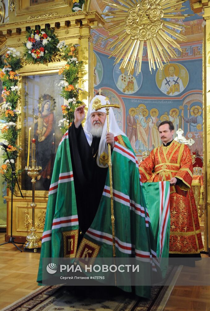Визит Патриарха Кирилла в Петербургскую духовную академию