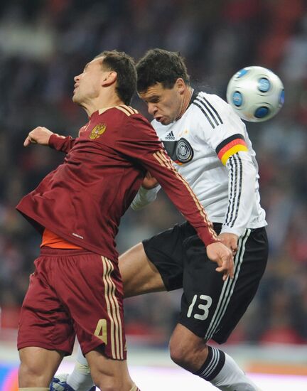 Футбол. Отборочный турнир чемпионата мира-2010: Россия-Германия
