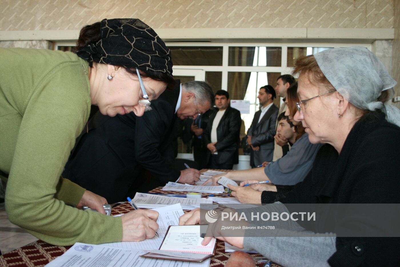 На одном из избирательных участков в городе Назрани