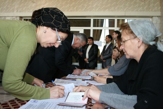 На одном из избирательных участков в городе Назрани