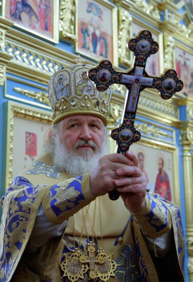 Патриарх Кирилл освятил новый храм в Сестрорецке